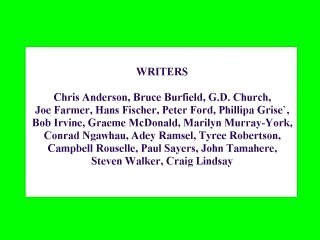 Thanks to the writers who shared their ideas.